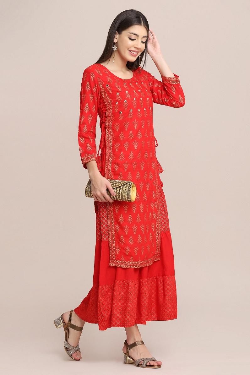 Jashiya Rs.945/-New Rayon Printed With Embroidery Work Skirt Sets