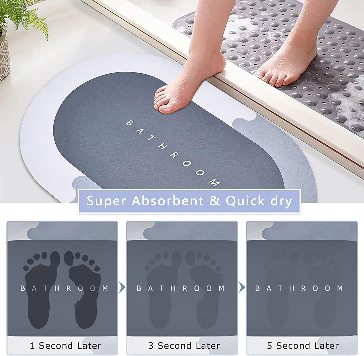 Jashiya Super Absorbent Bath Floor Mat