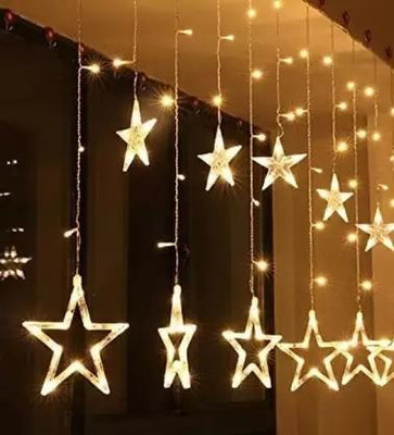 Jashiya Rs.673/-120 LED Plastic Star Curtain String Lights