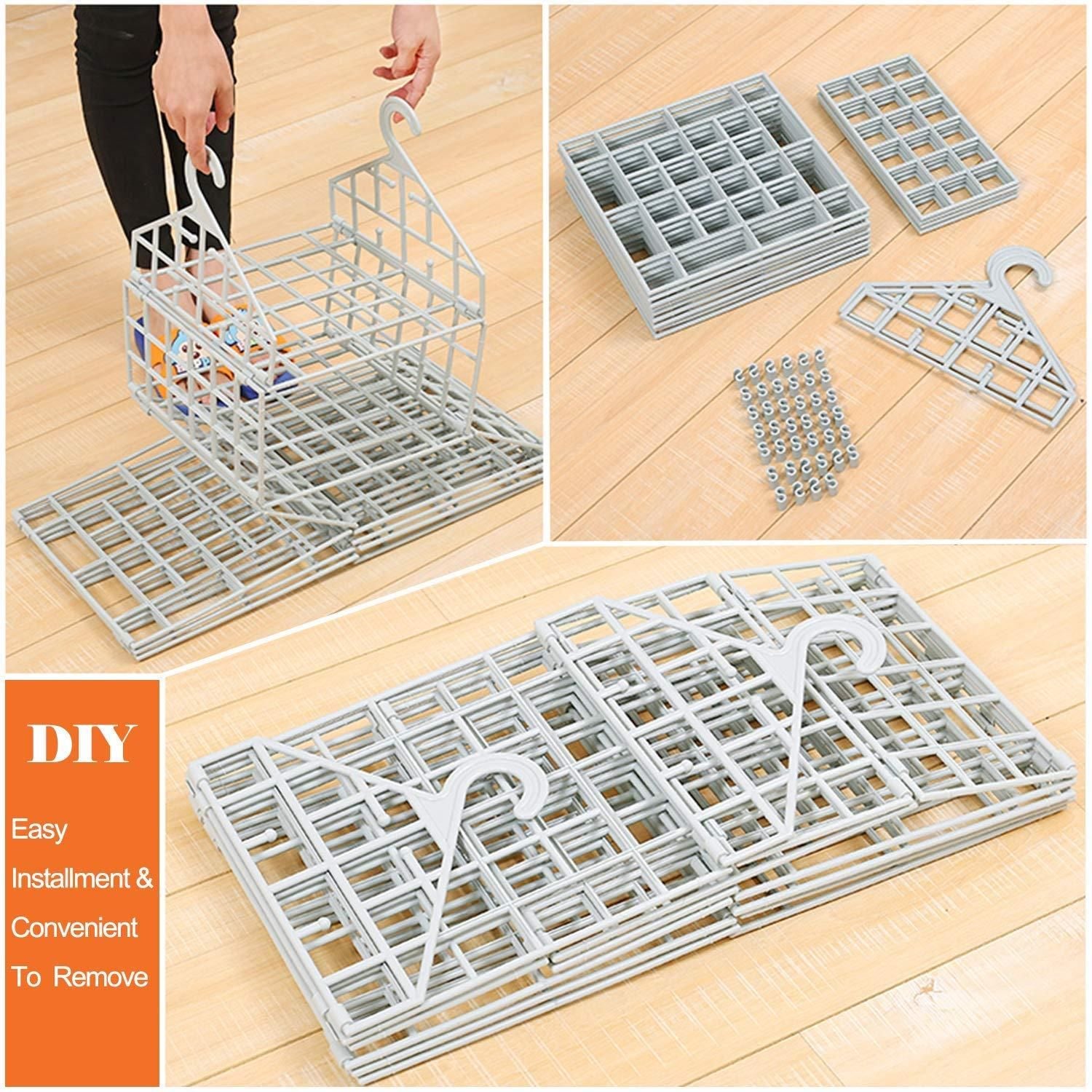 Jashiya Rs.836/-Hanging Organizer- 5 Layer Folding Clothes Storage Racks Hanging Organizer
