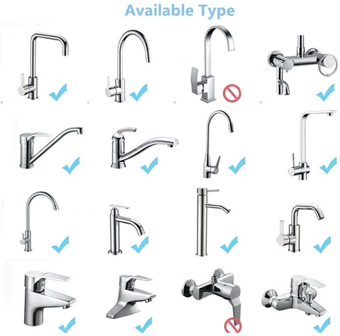 Jashiya Rs.458/-Water Faucet - 360 Degree Rotation Flexible Water Faucet Sprayer