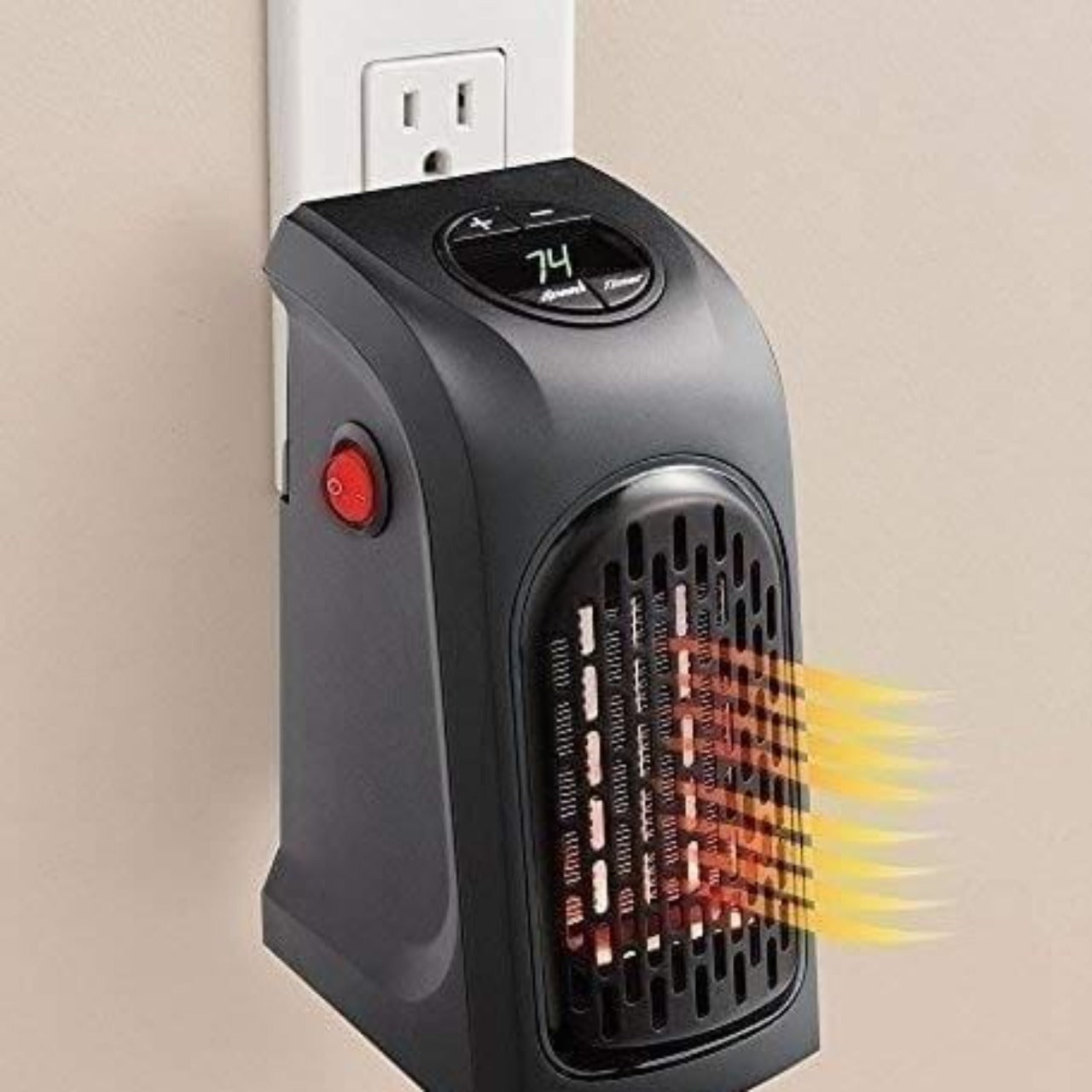 Jashiya Wall Outlet Mini Electric Portable Heater For Room