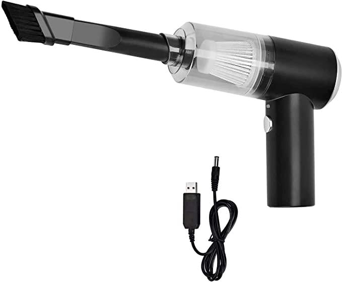 Jashiya Rs.714/-2 in 1 Vacuum Cleaner-Handheld Vacuum Car Cleaner Air Duster Wireless Rechargeable Home