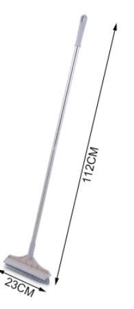 Jashiya Rs.482/-Floor Brush- 2 In 1 Long Handle Wiper Stiff Bristle Floor Brush