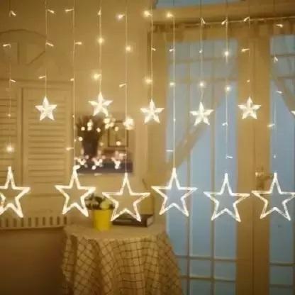 Jashiya Rs.673/-120 LED Plastic Star Curtain String Lights