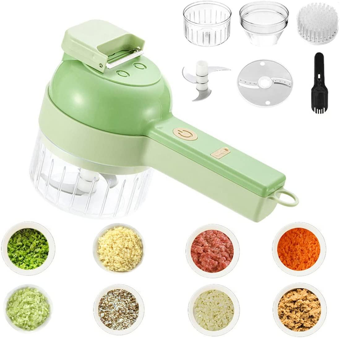 Jashiya Rs.980/-4 in 1 Portable Electric Vegetable Cutter Set