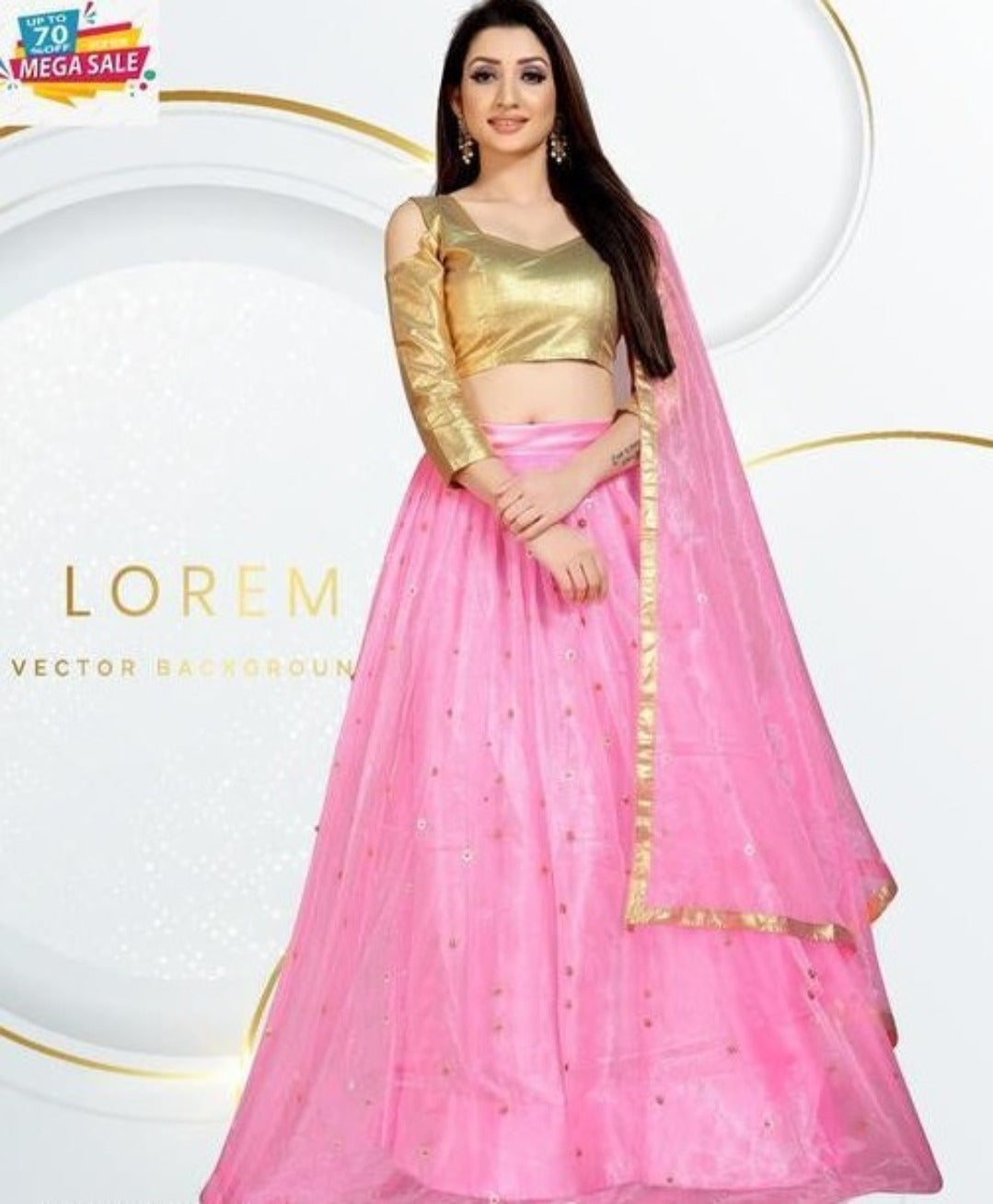 Jashiya ₹485/- Aagam Graceful Women Lehenga